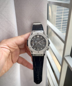 Đồng hồ Hublot Classic nam 5 kim máy cơ nhật giá rẻ fake cao cấp 42mm