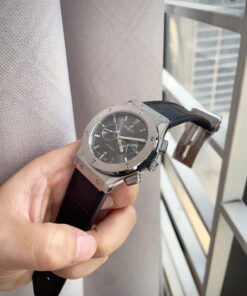 Đồng hồ Hublot Classic nam 5 kim máy cơ nhật giá rẻ fake cao cấp 42mm