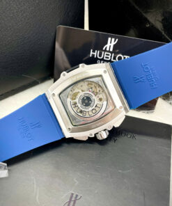 Đồng hồ Hublot Spirit of Big Bang viền xanh Fake cao cấp máy cơ Nhật 45mm (3)