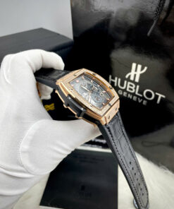 Đồng hồ Hublot nam đính đá Spirit of Big Bang king gold Fake máy Nhật 45mm (7)