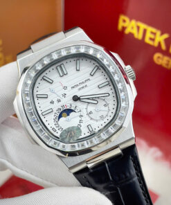 Đồng hồ Patek Philippe Fake cao cấp máy cơ Nhật Nautilus 5722 mặt đen 40mm (2)