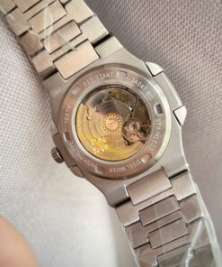 Đồng hồ Patek Philippe nam mặt tiffany đính đá baguette fake cao cấp 40mm