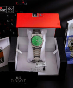 Đồng hồ Tissot PRX nam xanh green máy Pin nhật giá rẻ like auth 40mm