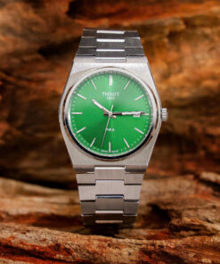 Đồng hồ Tissot PRX nam xanh green máy Pin nhật giá rẻ like auth 40mm