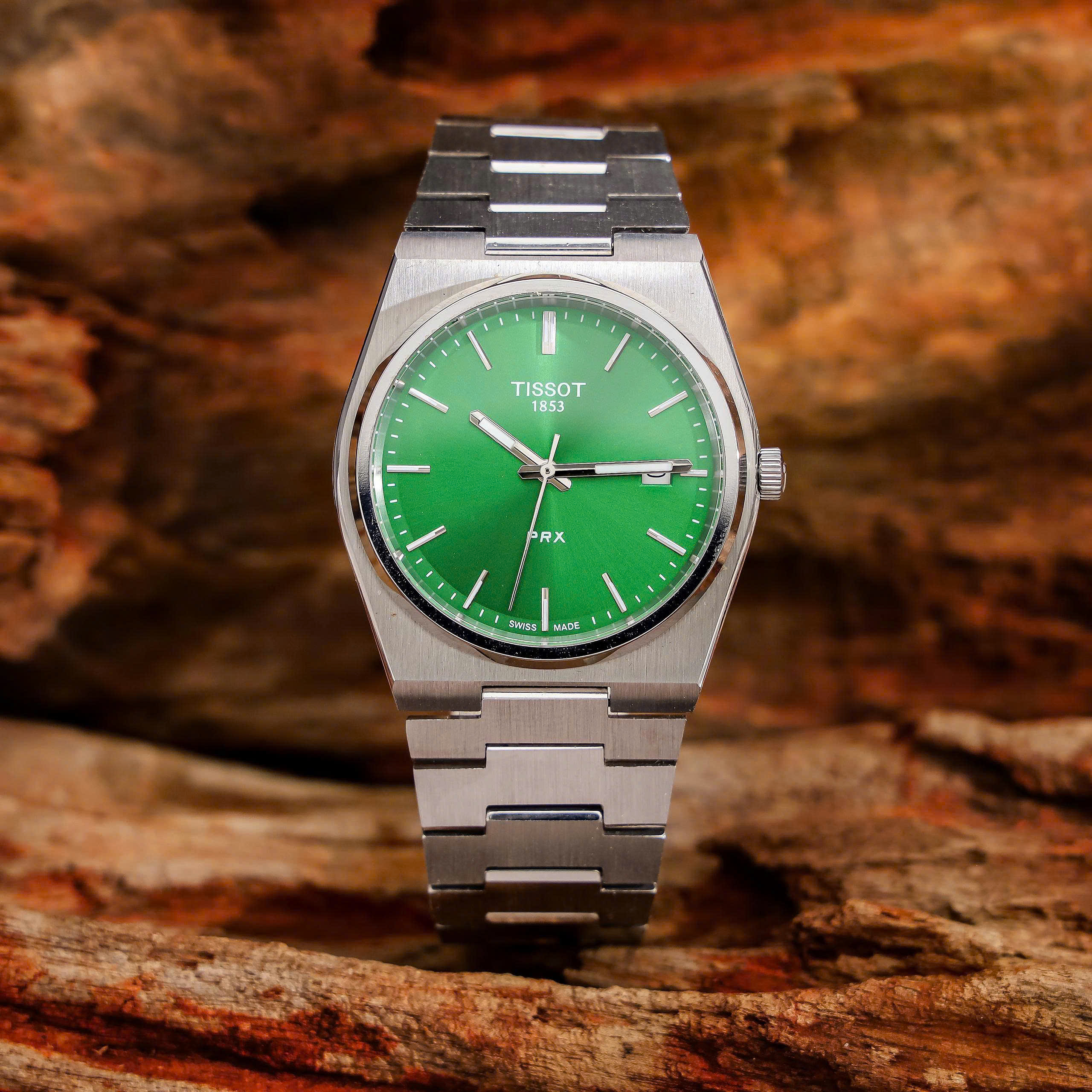 Đồng hồ Tissot PRX nam xanh green máy Pin nhật giá rẻ like auth 40mm (3) Đồng hồ Tissot PRX nam xanh green máy Pin nhật giá rẻ like auth 40mm