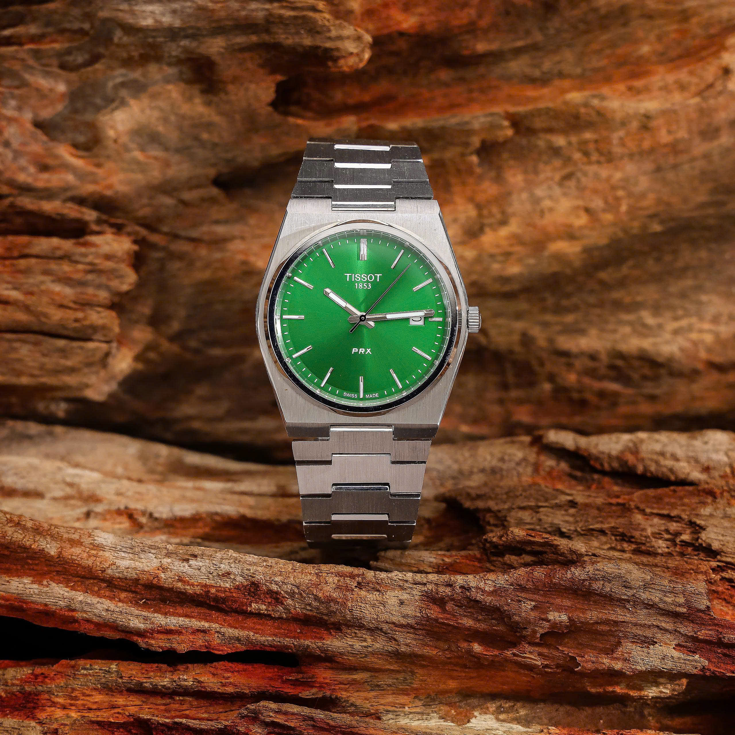 Đồng hồ Tissot PRX nam xanh green máy Pin nhật giá rẻ like auth 40mm (6) Đồng hồ Tissot PRX nam xanh green máy Pin nhật giá rẻ like auth 40mm