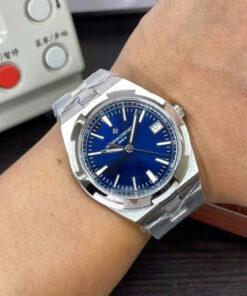 Đồng hồ Vacheron Constantin Overseas 4500V Rep 11 mặt xanh dương 41mm (9)