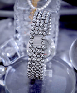 Đồng hồ Versace Eon Pour Femmes nữ dây kim loại mặt xanh blue like auth 34mm