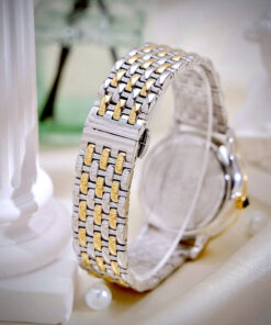 Đồng hồ Versace Medusa Alchemy nữ dây kim loại demi mặt xanh lá like auth 38mm