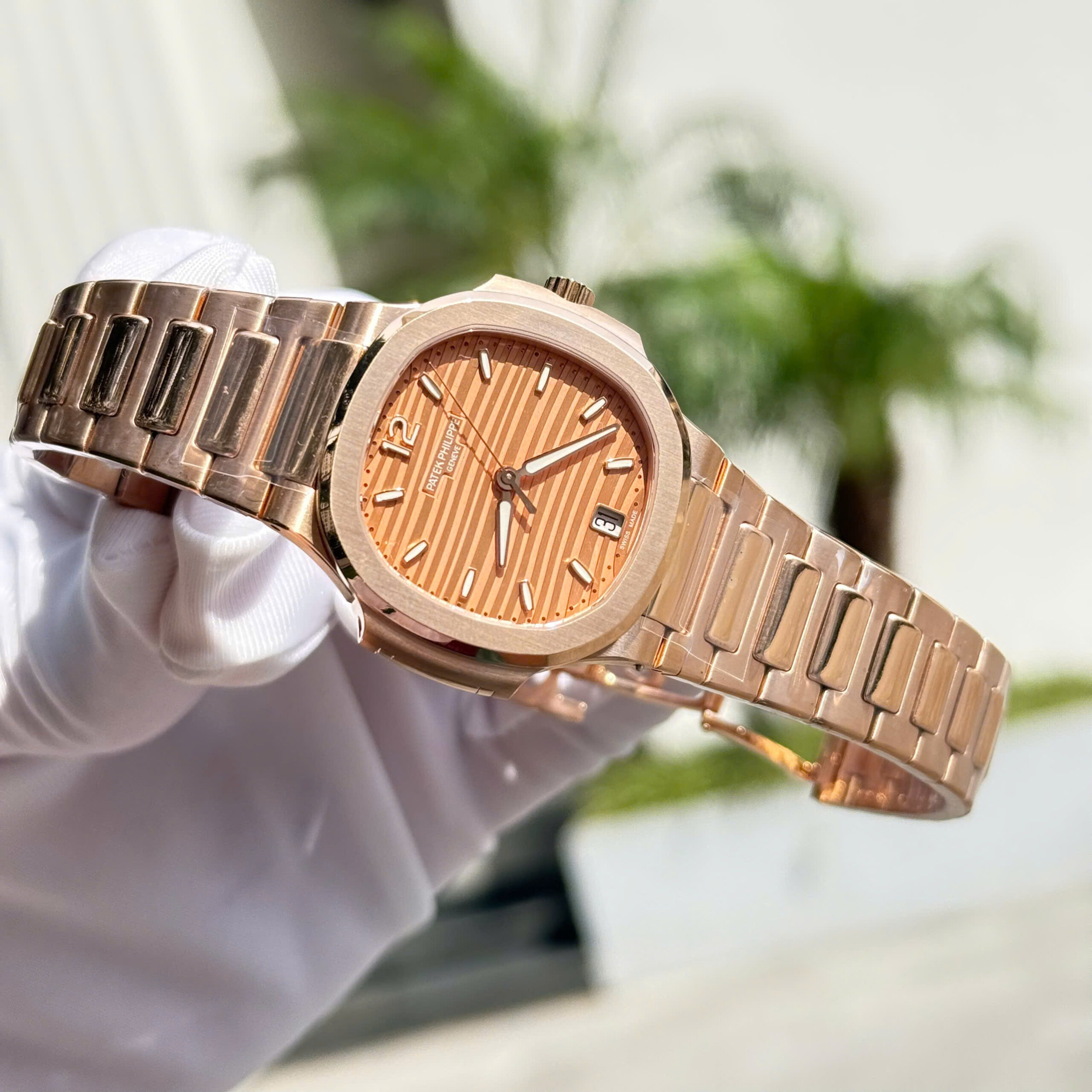 Đồng Hồ Patek Philippe Fake cao cấp Nautilus 7118 mặt số vàng nhà máy GR.jpg (4)