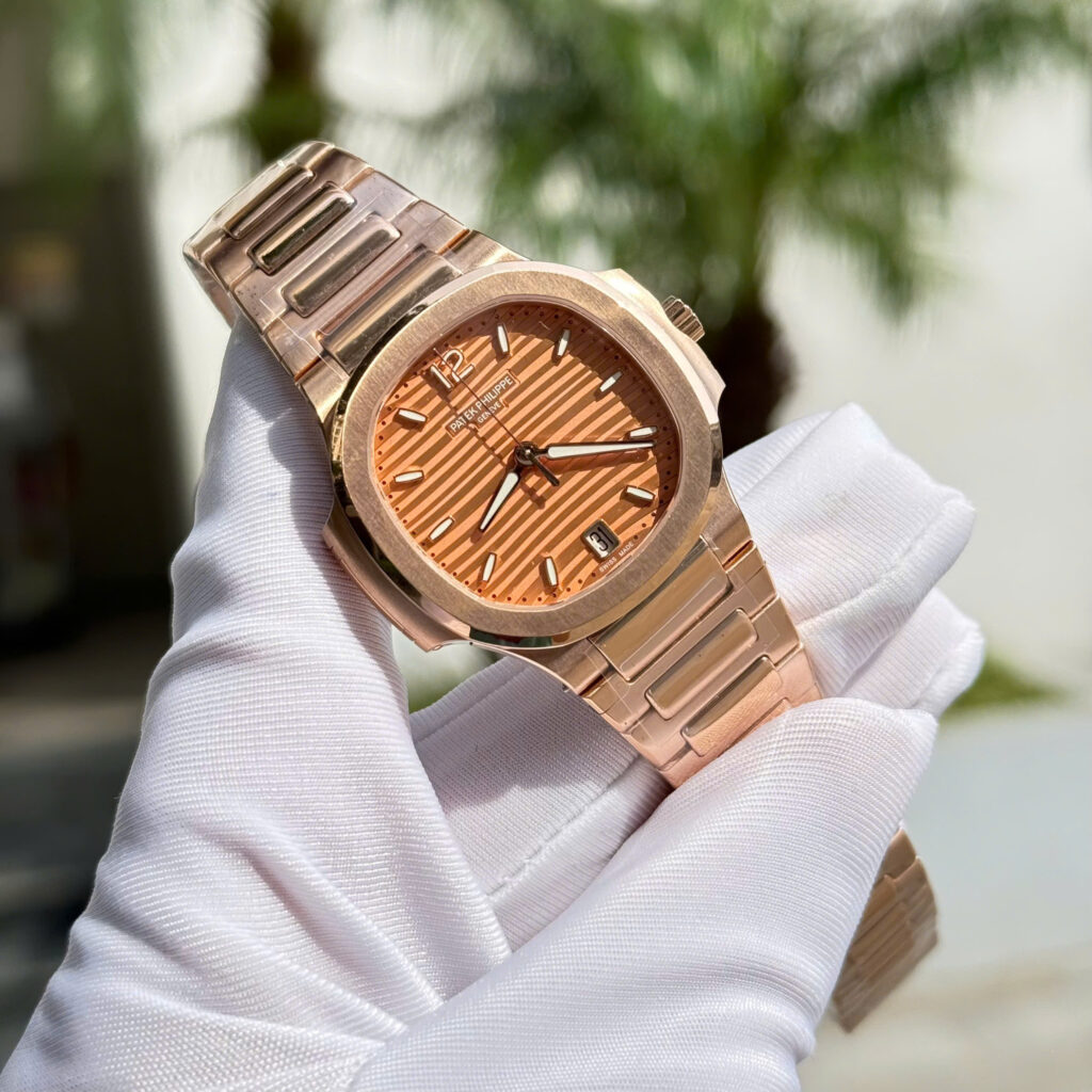 Đồng Hồ Patek Philippe Fake cao cấp Nautilus 7118 mặt số vàng nhà máy GR.jpg (5)