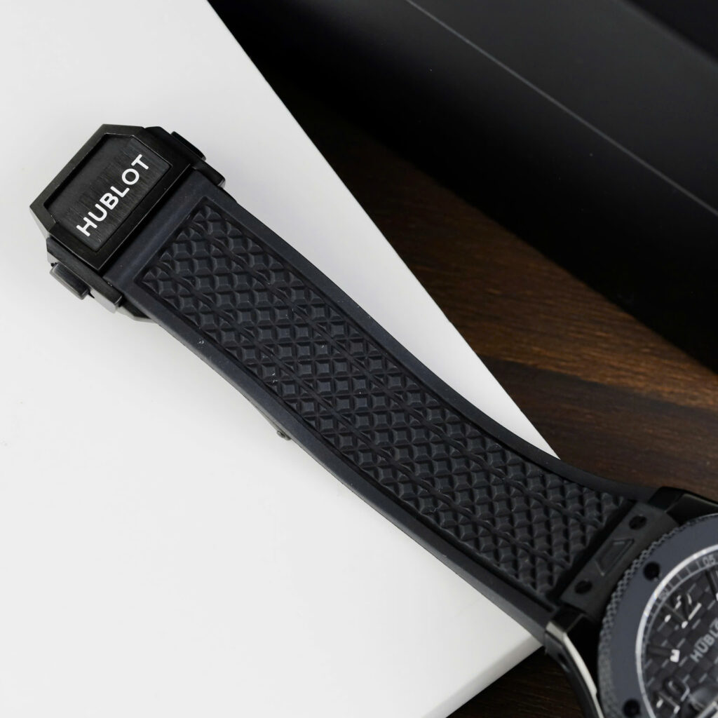 Đồng hồ Hublot Rep 11 Big Bang 20th Anniversary Chronograph vỏ gốm đen nhà máy BBA 43mm (2)