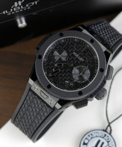 Đồng hồ Hublot Rep 11 Big Bang 20th Anniversary Chronograph vỏ gốm đen nhà máy BBA 43mm (2)