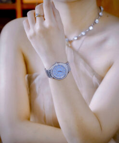 Đồng hồ Michael Kors Kerry nữ mặt xanh băng đính đá like auth 37mm