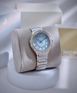 Đồng hồ Michael Kors Kerry nữ mặt xanh băng đính đá like auth 37mm
