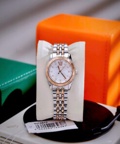 Đồng hồ Michael Kors Petite Lexington MK4817 demi cọc số đính đá like auth 26mm