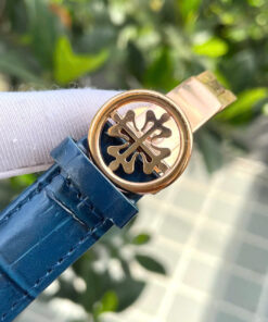 Đồng hồ Patek Philippe 5205R nam rose gold đính đá fake cao cấp 40mm