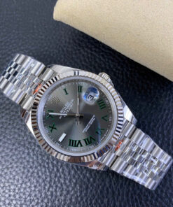 Đồng hồ Rolex Datejust Wimbledon nam máy nhật giá rẻ fake cao cấp 36 - 41mm