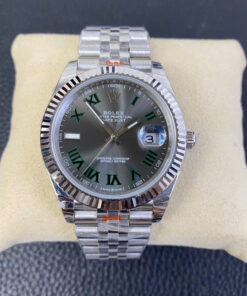 Đồng hồ Rolex Datejust Wimbledon nam máy nhật giá rẻ fake cao cấp 36 - 41mm