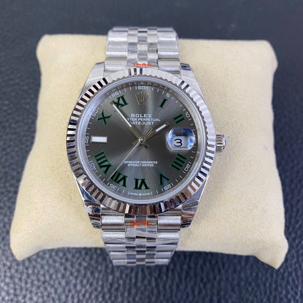Đồng hồ Rolex Datejust Wimbledon nam máy nhật giá rẻ fake cao cấp 36 - 41mm (5) Đồng hồ Rolex Datejust Wimbledon nam máy nhật giá rẻ fake cao cấp 36 - 41mm