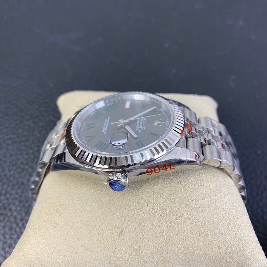 Đồng hồ Rolex Datejust Wimbledon nam máy nhật giá rẻ fake cao cấp 36 - 41mm (7) Đồng hồ Rolex Datejust Wimbledon nam máy nhật giá rẻ fake cao cấp 36 - 41mm