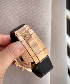 Đồng hồ Rolex Daytona Cosmograph nam mặt chocolate cọc số học trò fake 11 40mm