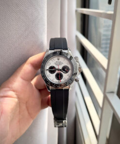 Đồng hồ Rolex Daytona Cosmograph nam mặt trắng cọc số học trò fake 11 40mm