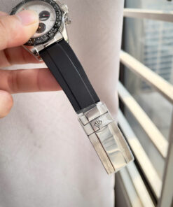 Đồng hồ Rolex Daytona Cosmograph nam mặt trắng cọc số học trò fake 11 40mm