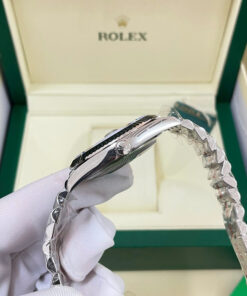 Đồng Hồ Rolex DateJust 126334 Mặt Xà Cừ Đính Đá Replica 11 Nhà Máy Clean 41mm (5)