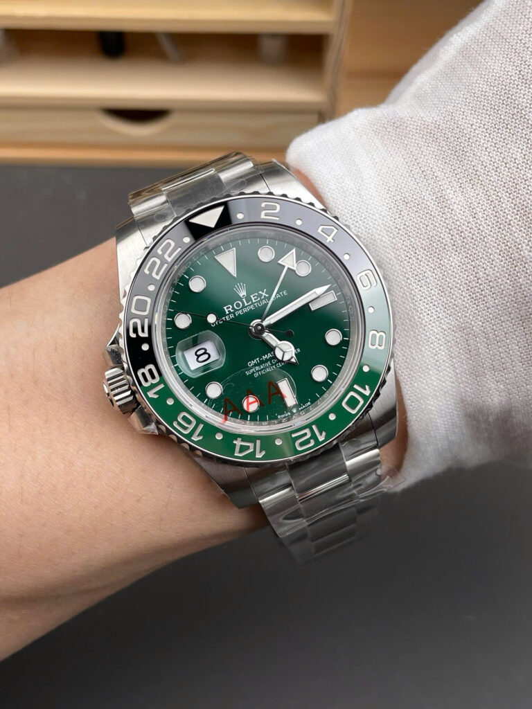 Đồng hồ Rolex GMT Master II 126729VTNR mặt số xanh lá cây Replica cao cấp nhất 40mm (5)