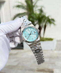 Đồng hồ Rolex Land - Dweller replica 11 cao cấp nam mặt xanh băng (1)