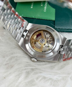 Đồng hồ Rolex Land – Dweller nam xanh blue máy cơ nhật giá rẻ fake cao cấp 41mm