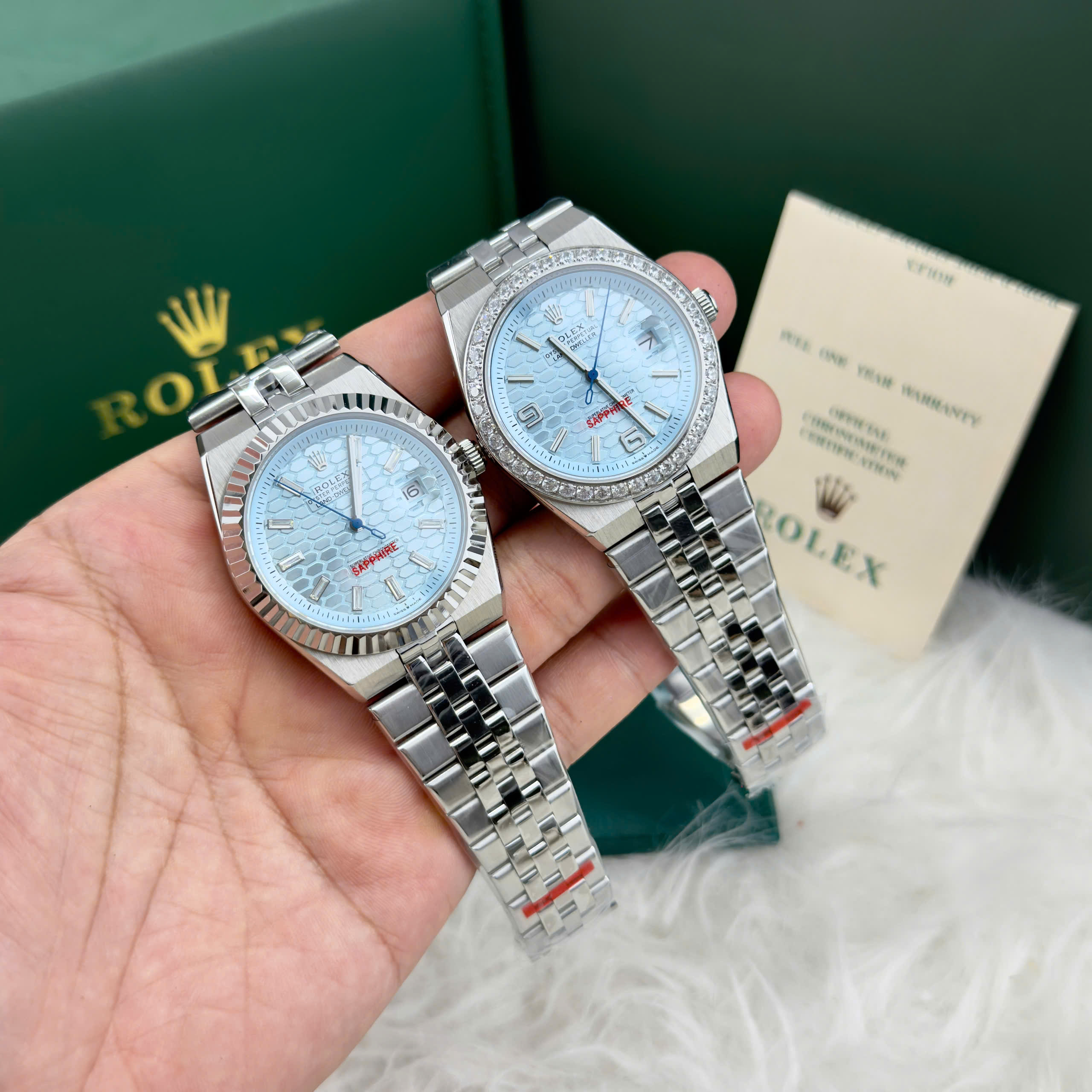 Đồng hồ Rolex Land – Dweller nam xanh blue máy cơ nhật giá rẻ fake cao cấp 41mm (7) Đồng hồ Rolex Land – Dweller nam xanh blue máy cơ nhật giá rẻ fake cao cấp 41mm