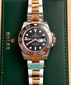 Đồng hồ Rolex Rep 11 GMT-Master II Root Beer màu Demi Rose Clean Factory 40mm (2)
