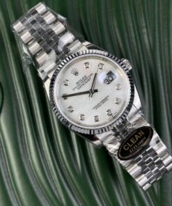 Đồng hồ Rolex chế tác mặt số xà cừ Datejust 126234 dây Jubilee nhà máy Clean (2)