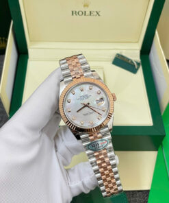 Đồng hồ Rolex nam rep 11 DateJust 126331 mặt xà cừ nhà máy Clean cao cấp nhất 41mm (7)