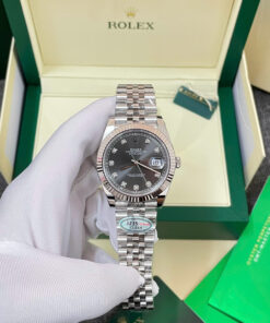Đồng hồ Rolex nam rep 11 DateJust 126334 mặt số xám nhà máy Clean cao cấp nhất 41mm (15)