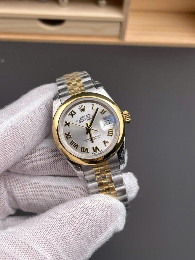 Đồng hồ nữ Rolex Lady-Datejust 279163-0024 máy cơ tự động Thuỵ Sỹ 28mm (9)