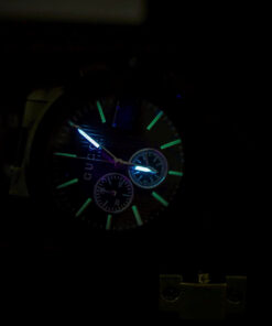 Đồng Hồ Gucci Chronograph Like Auth Màu Đen Nam Dây Thép Đen 44mm (2)