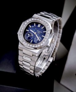 Đồng Hồ Patek Philippe Fake Cao Cấp Nautilus 5724 Mặt Xanh Blue Máy Cơ Nhật 40mm (8)