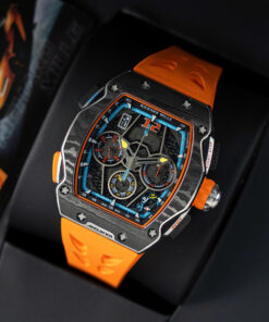 Đồng Hồ Richard Mille Chế Tác RM65-01 McLaren W1 Split-Seconds Chronograph Màu Cam 44mm (12)