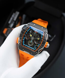 Đồng Hồ Richard Mille Chế Tác RM65-01 McLaren W1 Split-Seconds Chronograph Màu Cam 44mm (12)