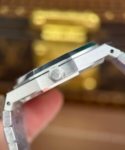 Đồng hồ Audemars Piguet Rep 1 1 Royal Oak 15410 Frosted mặt trắng dây kim loại xưởng APS 41mm (2)