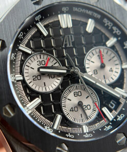 Đồng hồ Audemars Piguet Rep 11 Royal Oak Offshore Chronograph 26420 mặt đen xưởng APS 43mm (2)