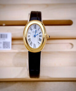 Đồng hồ Cartier Baignoire nữ 1920 WGBA0022 dây da fake cao cấp 31x23mm