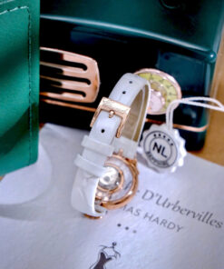 Đồng hồ Chopard Happy Butterfly nữ rose gold đính đá Like Auth 27mm