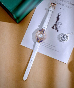 Đồng hồ Chopard Happy Butterfly nữ rose gold đính đá Like Auth 27mm