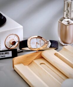 Đồng hồ Just Cavalli Embellished Dial & Leather nữ rose gold like auth 30mm