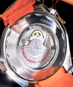 Đồng hồ Omega Seamaster Planet Ocean 600M nam dây dù cam fake cao cấp 42mm (1)