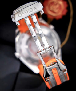 Đồng hồ Omega Seamaster Planet Ocean 600M nam dây dù cam fake cao cấp 42mm (1)